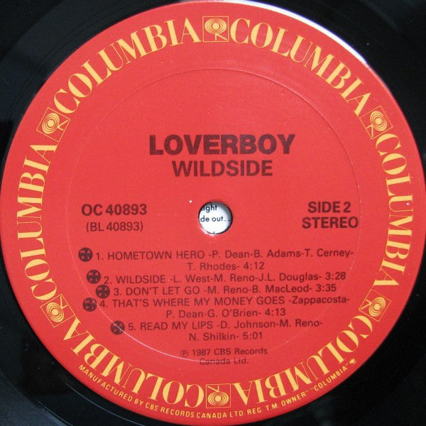 Loverboy : Wildside (LP, Album)