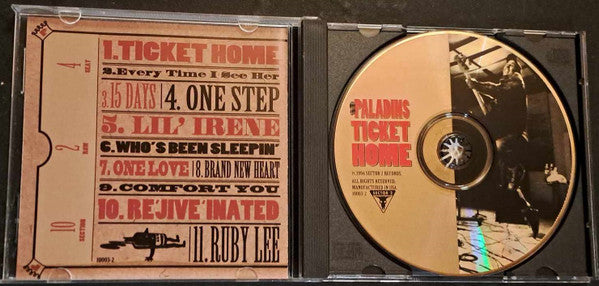 The Paladins : Ticket Home (CD, Album)