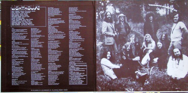 Lighthouse (2) : Thoughts Of Movin' On (LP, Album, Club)