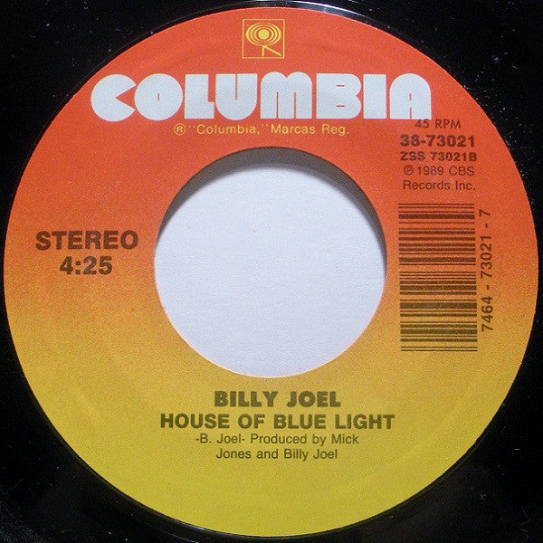 Billy Joel : We Didn't Start The Fire (7", Single, Styrene, Car)