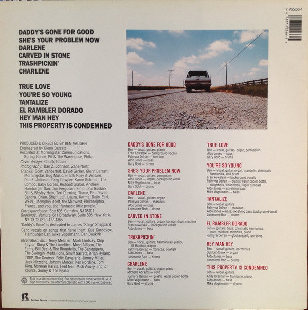 Ben Vaughn : Ben Vaughn Blows Your Mind (LP, Album)