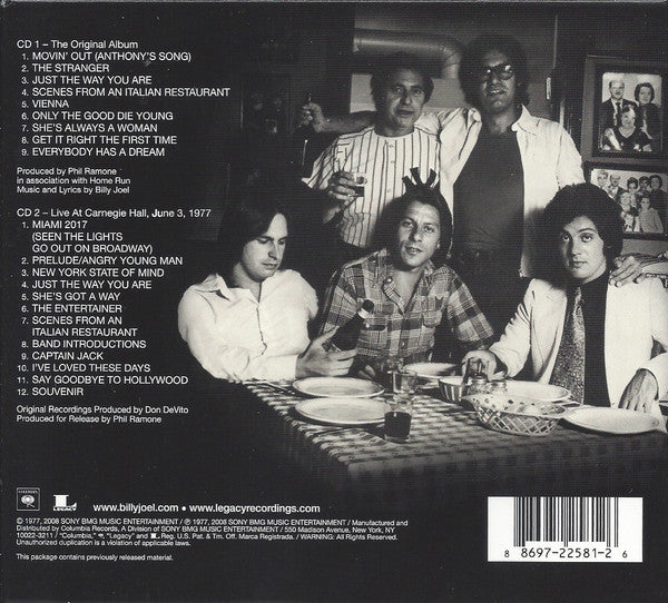 Billy Joel : The Stranger (Legacy Edition) (3xCD, Album, Ltd, RE, RM, Tar)