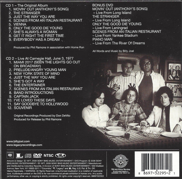 Billy Joel : The Stranger (Legacy Edition) (3xCD, Album, Ltd, RE, RM, Tar)