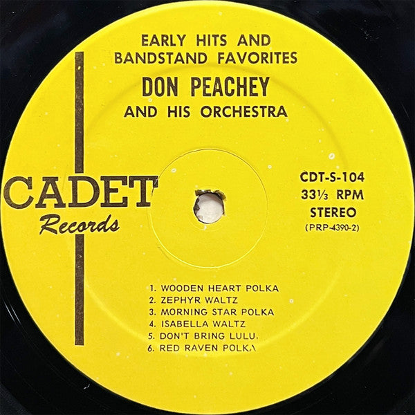 Don Peachey And His Orchestra : Early Hits And Bandstand Favorites (LP, Album)