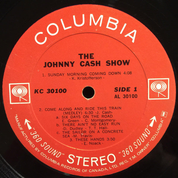 Johnny Cash : The Johnny Cash Show (LP, Album)