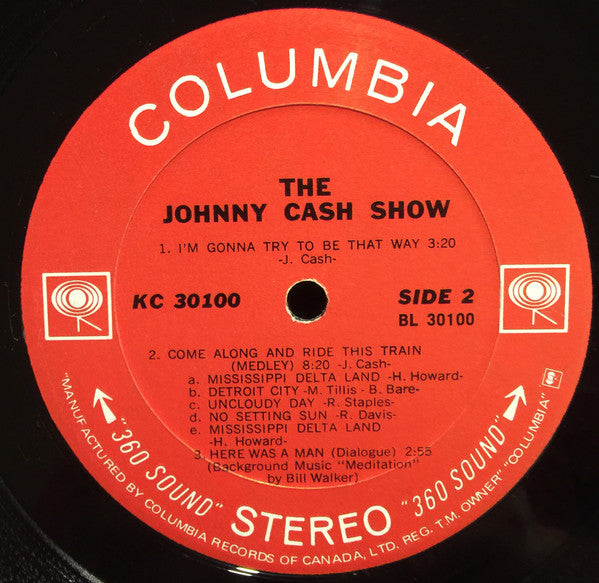 Johnny Cash : The Johnny Cash Show (LP, Album)