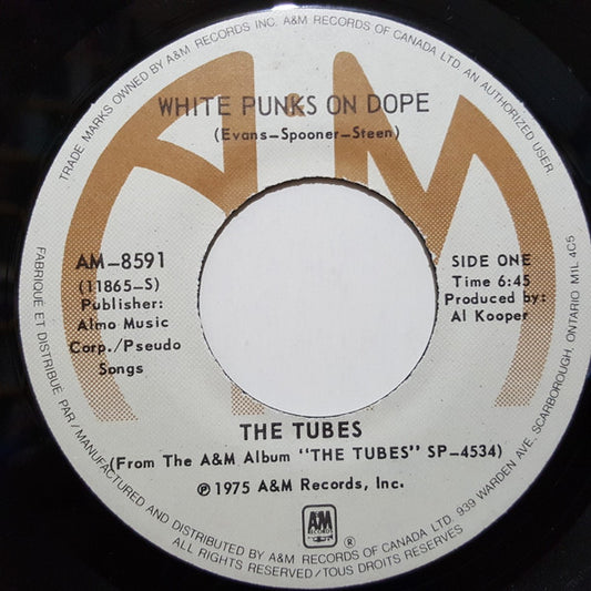The Tubes : White Punks On Dope (7", Single)