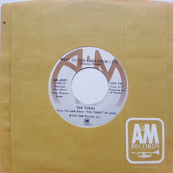 The Tubes : White Punks On Dope (7", Single)