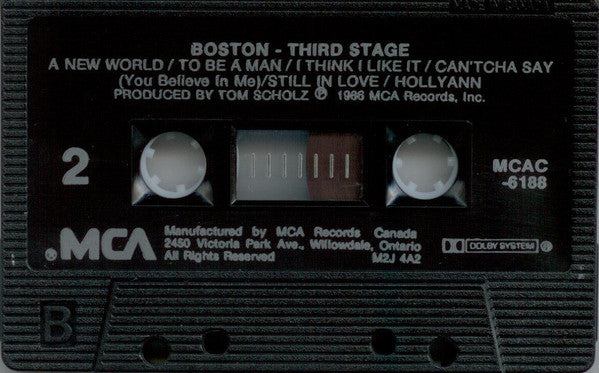 Boston : Third Stage (Cass, Album, Dol)