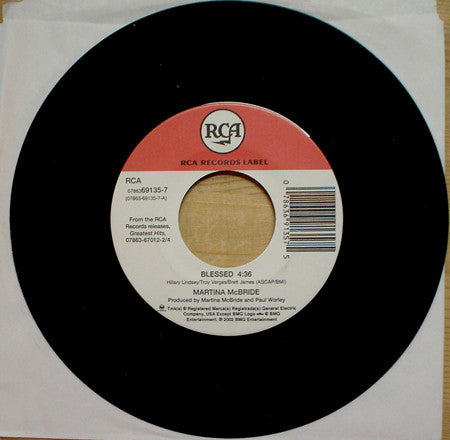 Martina McBride : Blessed (7")