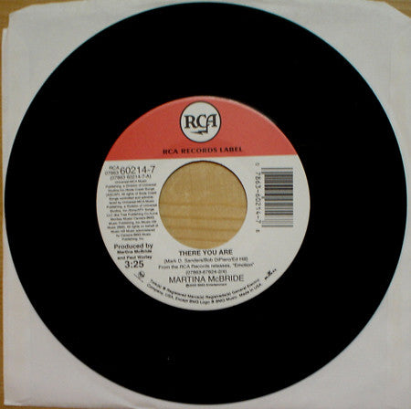 Martina McBride : There You Are (7")