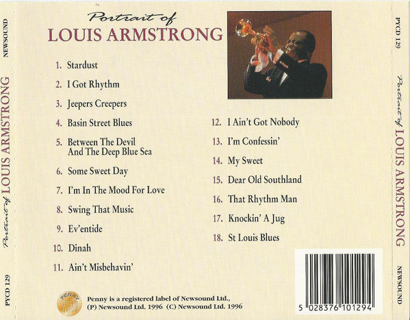 Louis Armstrong : Portrait Of Louis Armstrong (CD, Comp)