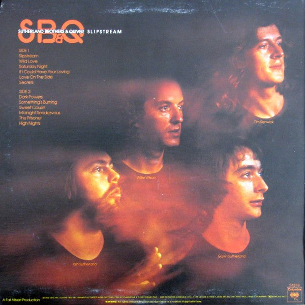 Sutherland Brothers & Quiver : Slipstream (LP, Album)