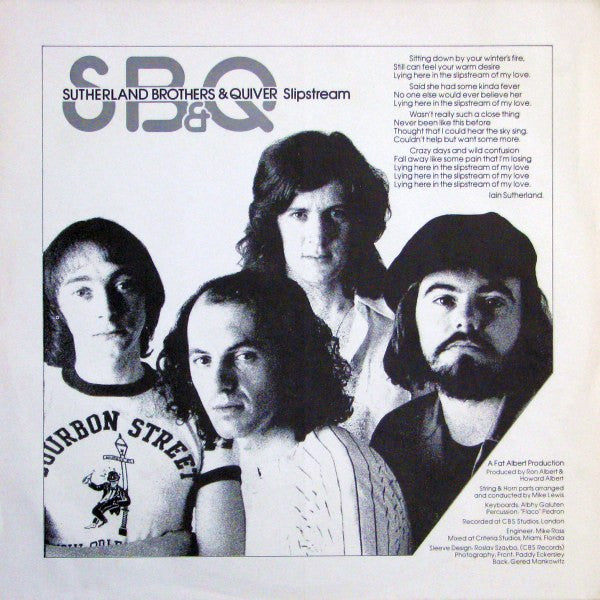 Sutherland Brothers & Quiver : Slipstream (LP, Album)