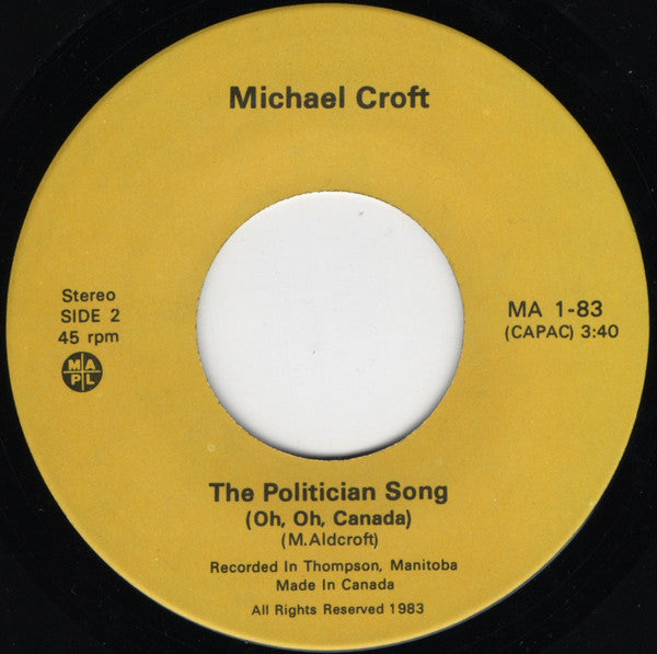 Michael Croft (2) : Is It True What They Say About Thompson? (7")