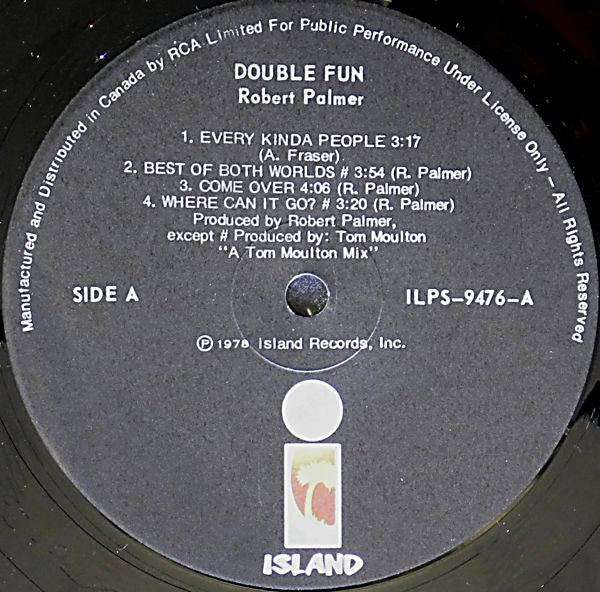 Robert Palmer : Double Fun (LP, Album)