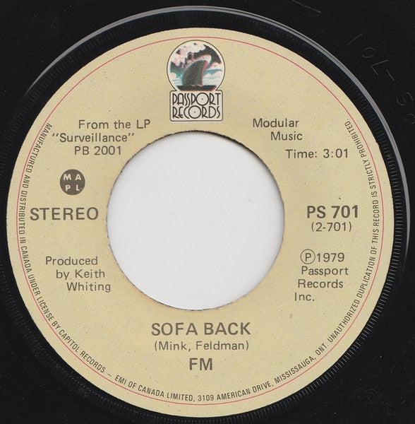 FM (3) : Shapes Of Things (7")