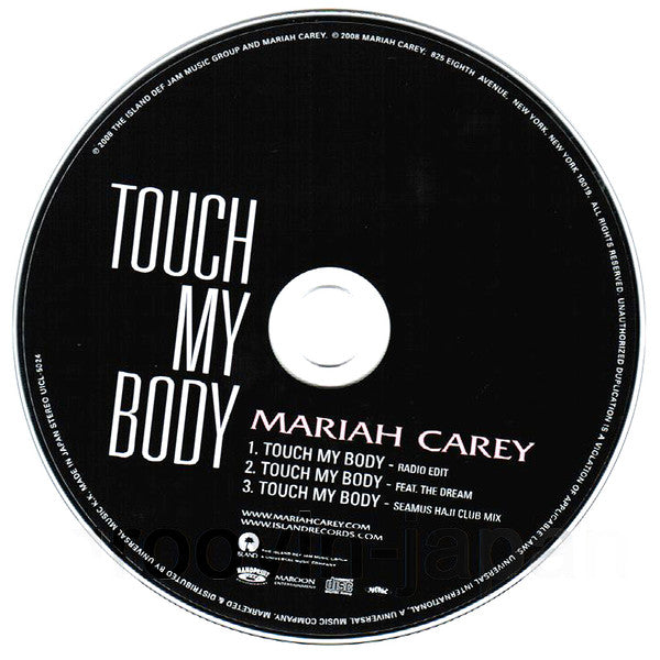 Mariah Carey : Touch My Body (CD, Single)