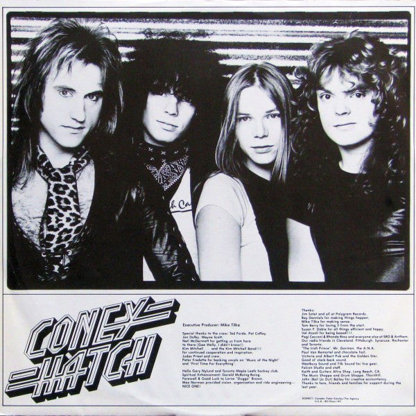 Coney Hatch : Outa Hand (LP, Album)