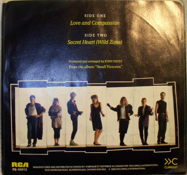 The Parachute Club : Love And Compassion (7", Single)