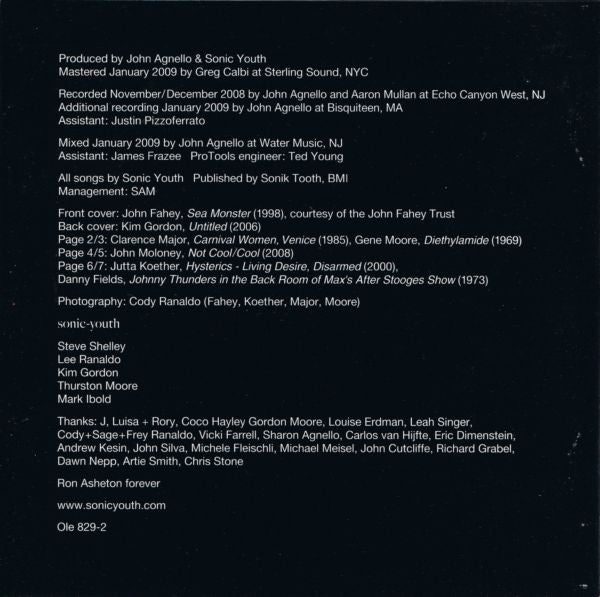 Sonic-Youth* : The Eternal (CD, Album, Jew)