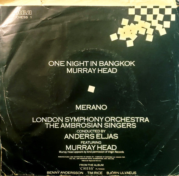 Murray Head : One Night In Bangkok (7", Single)