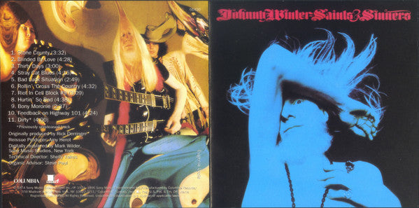 Johnny Winter : Saints & Sinners (CD, Album, RE)