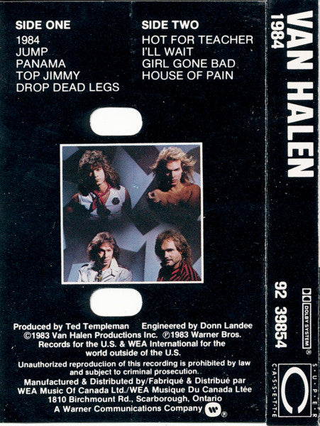 Van Halen : 1984 (Cass, Album)