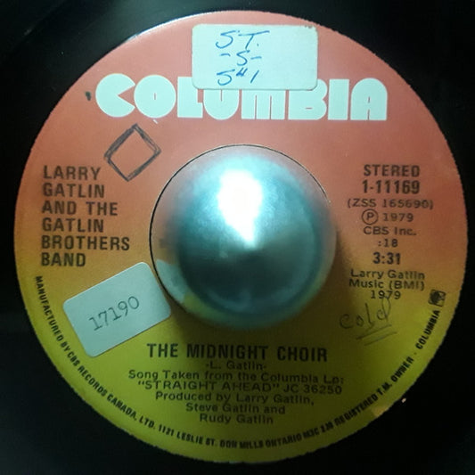 Larry Gatlin & The Gatlin Brothers : The Midnight Choir (7", Single)