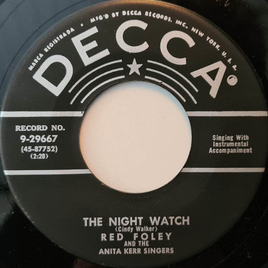 Red Foley : The Night Watch / When You Come To The End Of The Day (7", Single, Mono, Ric)
