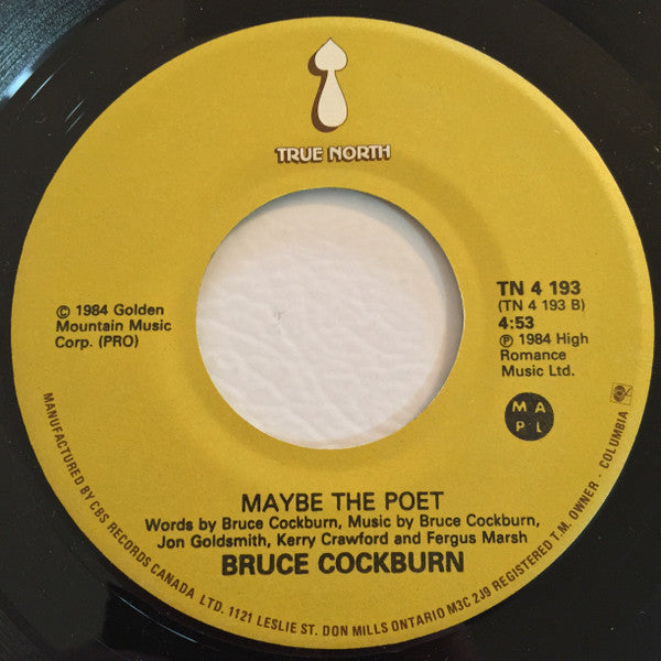 Bruce Cockburn : If I Had A Rocket Launcher (7")