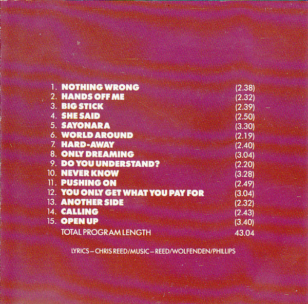 Red Lorry Yellow Lorry : Nothing Wrong (CD, Album, RE)
