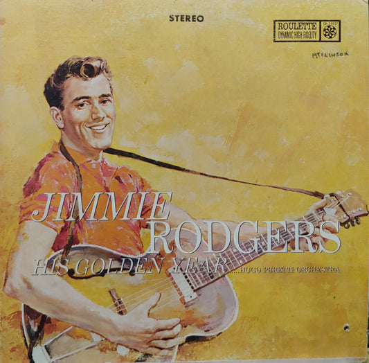 Jimmie Rodgers (2) . . . . . . Hugo Peretti & His Orchestra* : His Golden Year (LP, Comp)