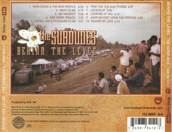 The Subdudes : Behind The Levee (CD, Album)