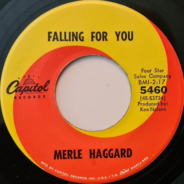 Merle Haggard : I'm Gonna Break Every Heart I Can (7", Single, Mono, Scr)
