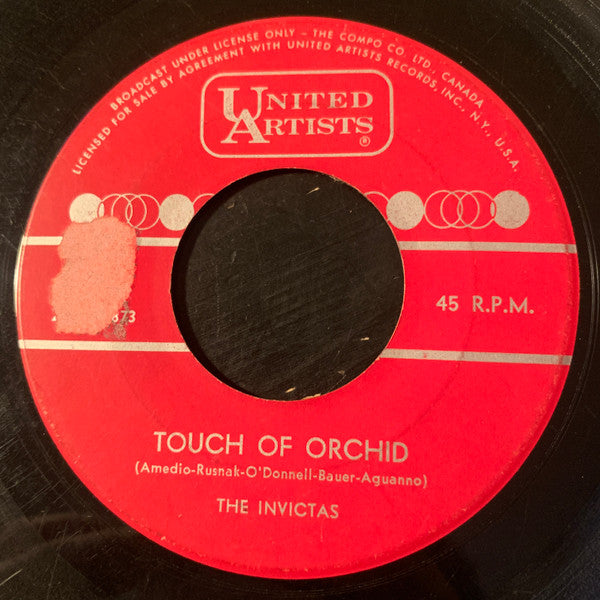 The Invictas (3) : Green Bow Tie / Touch Of Orchid (7", Single)