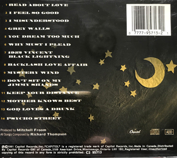 Richard Thompson : Rumor And Sigh (CD, Album)