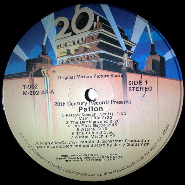 Jerry Goldsmith : Patton (Original Motion Picture Score) (LP, Album, RE)