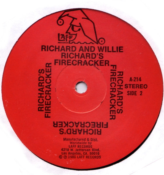 Richard & Willie : Richard's Firecracker (LP)