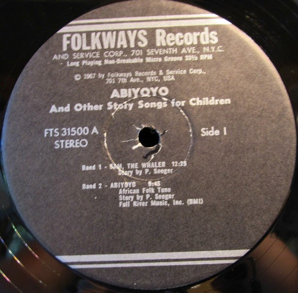 Pete Seeger : Abiyoyo And Other Story Songs For Children (LP, Album, RE)