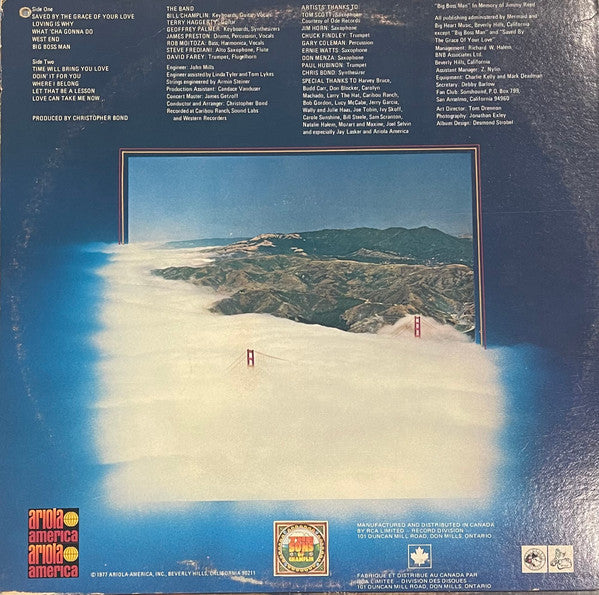 The Sons Of Champlin : Loving Is Why (LP, Album)