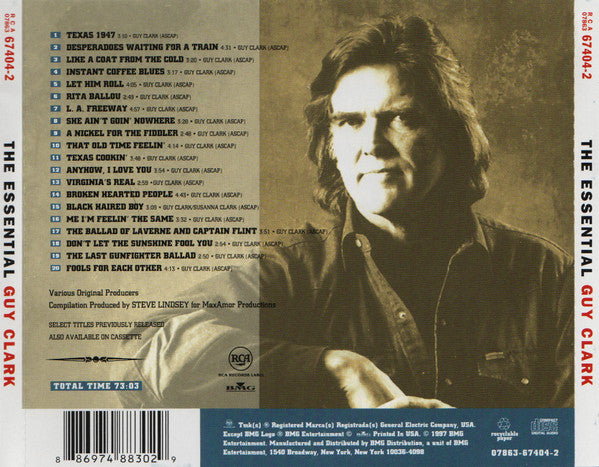 Guy Clark : The Essential Guy Clark (CD, Comp, RE, RM)