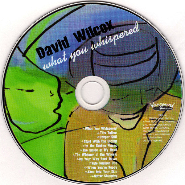 David Wilcox : What You Whispered (CD, Album)