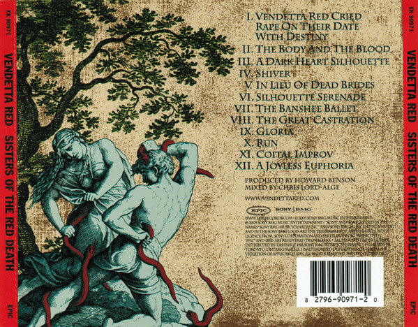 Vendetta Red : Sisters Of The Red Death (CD, Album)