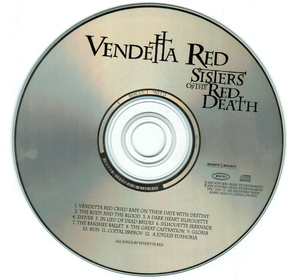 Vendetta Red : Sisters Of The Red Death (CD, Album)