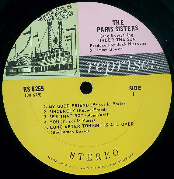 The Paris Sisters : Sing Everything Under The Sun!!! (LP, Album)