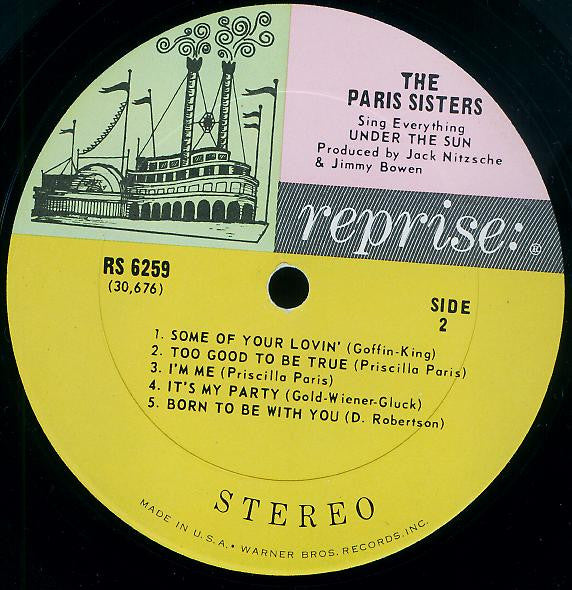 The Paris Sisters : Sing Everything Under The Sun!!! (LP, Album)