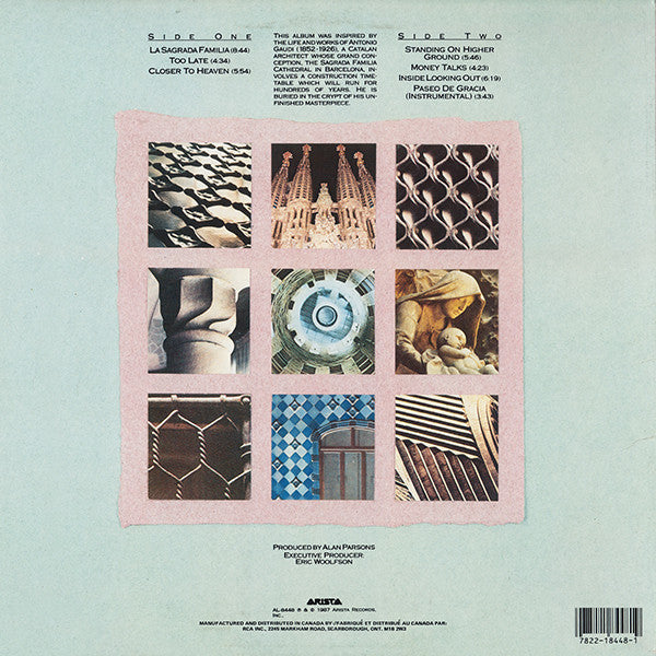 The Alan Parsons Project : Gaudi (LP, Album)