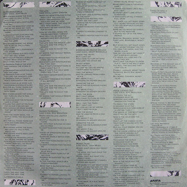 The Alan Parsons Project : Gaudi (LP, Album)