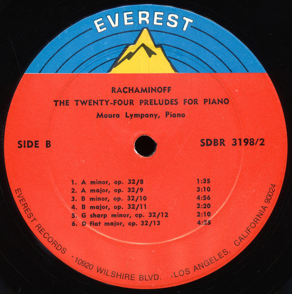 Rachmaninoff* : Moura Lympany* : The Twenty-Four Preludes For Piano (2xLP + Box)